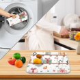 thumbnail image 3 of Yayeee Dish Drying Mat for Kitchen Counter 18" x 24" Microfiber Super Absorbent Coffee Decorative Pad, Christmas Box Train, 3 of 9