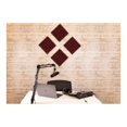 thumbnail image 5 of Gator GFW-ACPNL1212P-2PK Pair of 2 Inch - Thick Acoustic Foam Pyramid Panels 12x12 Burgundy, 5 of 5