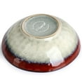 thumbnail image 3 of Elama Samara 12 Piece Stoneware Dinnerware Set in Red and Off White, 3 of 8