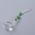 thumbnail image 5 of 2pcs Faceted Glass Ball Chandelier Suncatchers Prisms with Alloy Beads Green 190mm, 5 of 8