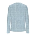 thumbnail image 2 of JUSLIO Shirts for Women Knit Graphic Blouses Fashion Long Sleeve Round Neck Blouses Light Blue XL, 2 of 8
