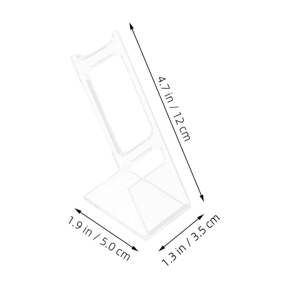 Raindrops 50Pcs Clear Watch Display Organizer Plastic Stand for Home Jewelry and Wristwatch Support