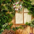thumbnail image 6 of 12" Dahlia Flower Wreath for Front Door â Floral Wreath with Eucalyptus & Berries, All-Season Farmhouse Decor for Spring, Summer, Winter Indoor/Outdoor Porch & Wall, 6 of 9