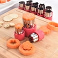 thumbnail image 4 of 12pcs Stainless Steel Biscuite Mold Vegetable Shape sculpture Tools with Detachable Plastic Shell Green, 4 of 8