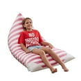 thumbnail image 3 of Bean Bag Covers Pink Microfiber 55"x35" Microfiber Storage, 3 of 7