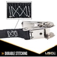 thumbnail image 5 of 1" x 10' Black Stainless Steel Thumb Ratchet Strap w/ S-Hooks, 5 of 7