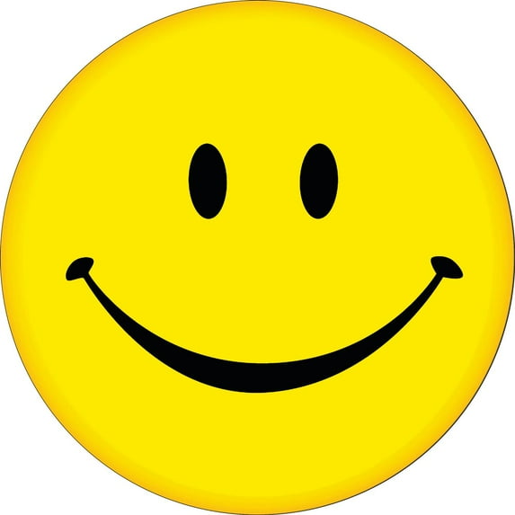 Tire Cover Central Smiley Face Black Vinyl (Select Size Camera in Menu) 285/70R17