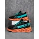 thumbnail image 2 of Men Letter Graphic Breathable Lace-Up Front Running Shoes, Sporty Outdoor Sneakers School Shoes, 2 of 4