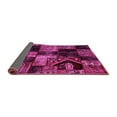 thumbnail image 2 of Ahgly Company Indoor Rectangle Patchwork Pink Transitional Area Rugs, 6' x 9', 2 of 4