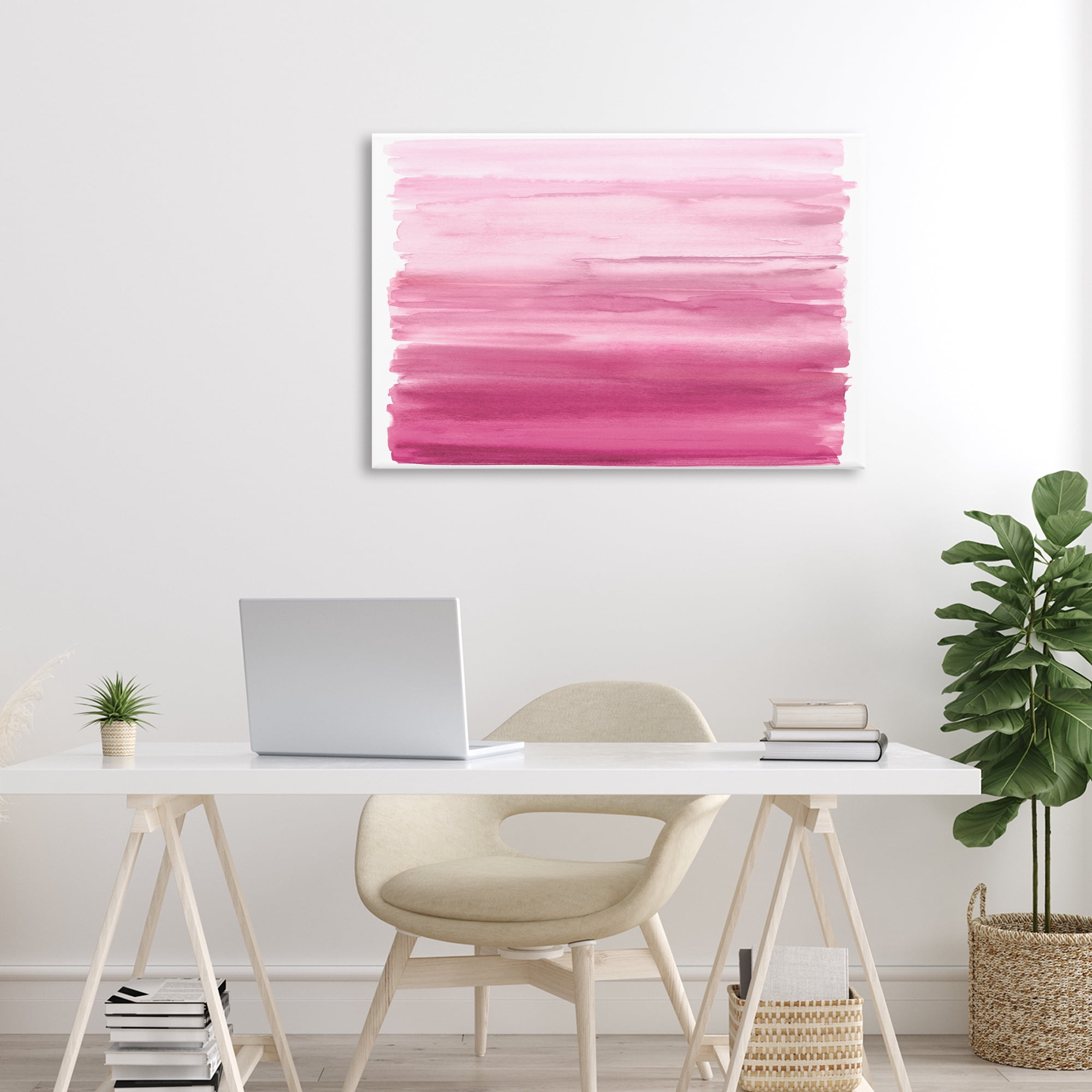 Stupell Industries Ombre Pink Blush Canvas Wall Art, design by Allie Corbin