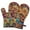 Pioneer Flower Floral-1, variant on Cute Oven Mitts,Pioneer Flower Floral Print Pattern Oven Mitt 2-Pack Set,Kitchen Gloves for Oven,Heat Resistant Oven Mitts 7.7"x12"