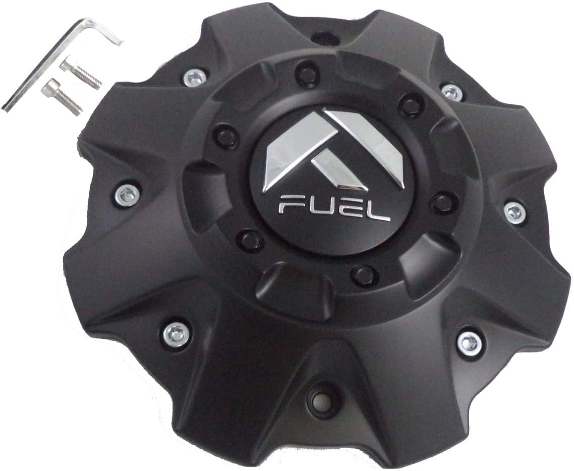 1 CAP Fuel Wheels Gloss Black Custom Wheel Center Caps # 1003-81GBR 