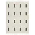 thumbnail image 2 of nuLOOM Paccia High-Low Modern Striped Tasseled Area Rug, 5' 3" x 7' 6", Grey, 2 of 9