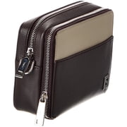 FENDI Squared Leather Camera Case Organizer, Brown