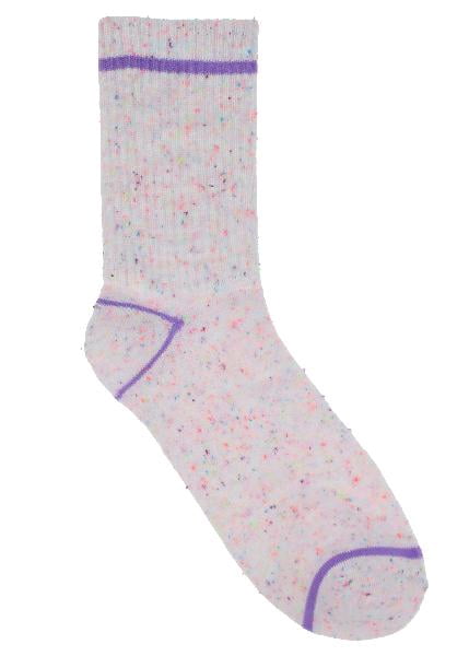 Wonder Nation Girls Crew Socks 6PK Nep Yarn