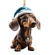 thumbnail image 2 of Adorno de perro de dibujos animados de Navidad, figuritas acrílicas para perros, decoración, suministros para fiesta en casa, 2 of 6