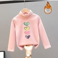 thumbnail image 6 of BLVB Girls Thermal Turtleneck Shirts Long Sleeve Fleece Undershirt Toddler Kids Winter Warm Base Layer Tops(Pink,9-10Years), 6 of 6