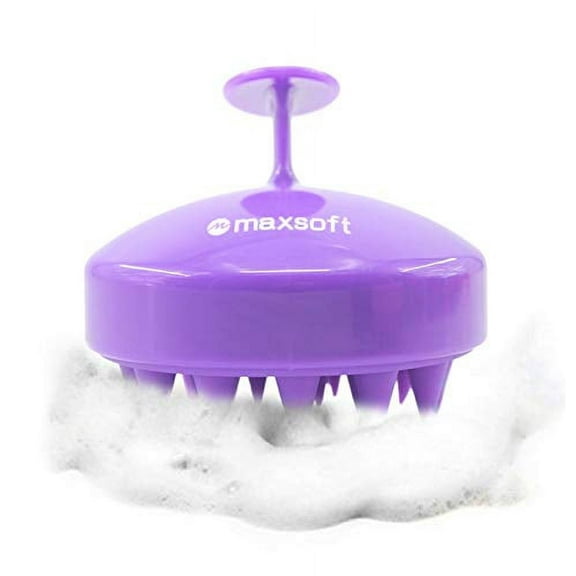 Hair Scalp Massager Shampoo Brush, MAXSOFT Scalp Care Brush (Purple)