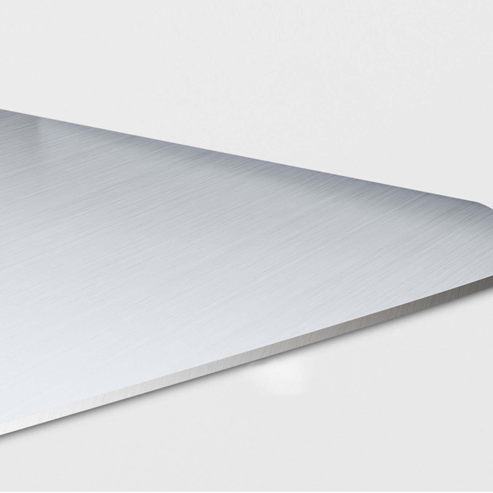 Tongina Stainless Steel Chopping Board Heavy Cutting Board Meat Vegetables Bread Cutting Mats Smooth Surface 1.5mm Thickness Nonstick 40cmx50cm