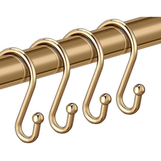 ¿Er Ain hooks, un conjunto de 12 anillos metálicos Er ratio, ¿ R ant S sd? Gancho HS para toallas de baño, ropa