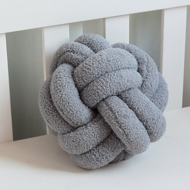 Almohada decorativa para sofá de terciopelo de dos nudos y medio, de estilo moderno y sencillo, tejida a mano y cómoda