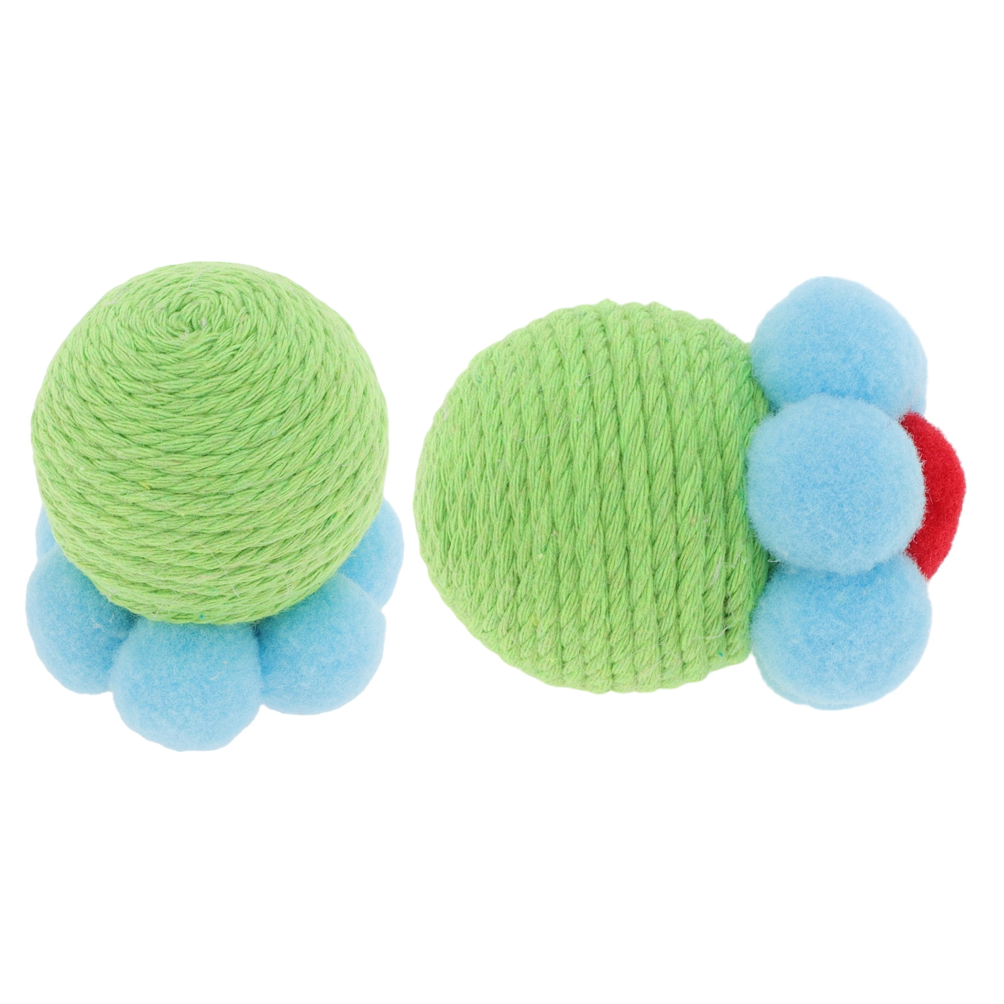 Unique Bargains Safe Teeth Cleaning Chew Balls Green