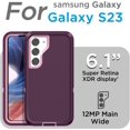 thumbnail image 2 of baomifa-for Samsung Galaxy S23 Case, with Screen Protector Rugged Heavy Duty Protective Phone Case, Shockproof Drop Military Grade Tough Cell Phone Case for Samsung S23 5G, 2 of 4