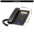 thumbnail image 5 of MOMOJIA Corded Landline Phone Big Button Household Hotel Business Desktop Landline Telephone for Office Home Hotel Guest Room, 5 of 13