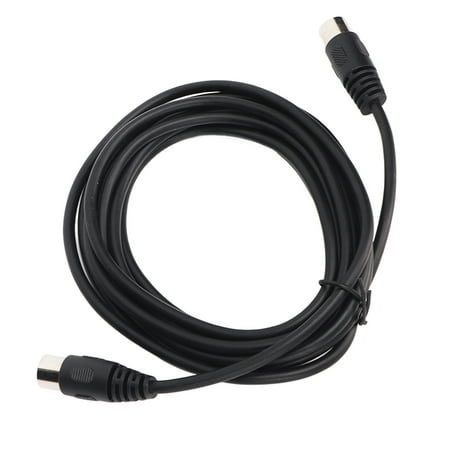 6 Pin DIN Male To Female Extension Cable - 3 Meter (9.8ft) PVC Cord For Audio & Computer Devices