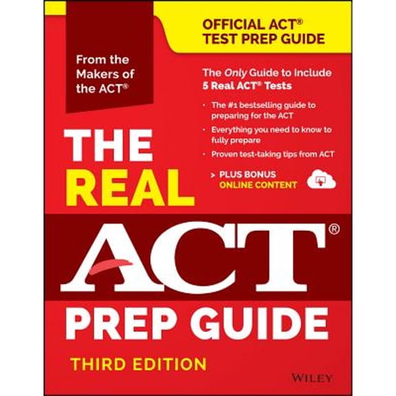 The Real ACT Prep Guide (Book Bonus Online Content), (Reprint)