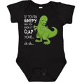 thumbnail image 3 of Inktastic T-Rex Can't Clap Boys or Girls Baby Bodysuit, 3 of 5