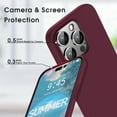 thumbnail image 2 of X-level iPhone 14 Pro Case Ultra-Thin Slim Fit [Guardian Series] Phone Cases Soft Flexible TPU Matte Finish Coating Light Protective Back Cover for iPhone 14 Pro - Winered, 2 of 7