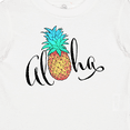 thumbnail image 4 of Inktastic Aloha- in cursive with pineapple rainbow colors Boys or Girls Baby T-Shirt, 4 of 5