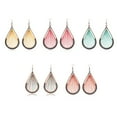 thumbnail image 4 of Pendientes cadena colgante Qarigey 2 uds moda única oreja alambre colgante gancho joyería, 4 of 6