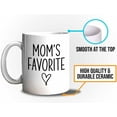 thumbnail image 5 of Child Mug White 11oz - Mom's Favorite - Family Daughter Son Children Mother's Day Birthday, 5 of 7