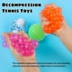 thumbnail image 3 of Squeeze Ball With Net, Pack Of 4 Squishy Mesh Ball, Squeeze Ball Colorful Stress Ball Fidget Toy, Anti-stress Toy, For Children And Adults, 3 of 5