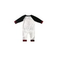 thumbnail image 3 of Faithtur Pyjamas de Noël pour la Famille, Hauts Raglan Cerf + Pantalons à Carreaux, 3 of 9