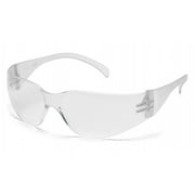 Pyramex Intruder Clear Frame Clear Hardcoated Lens with superior scratch resistance 12pk