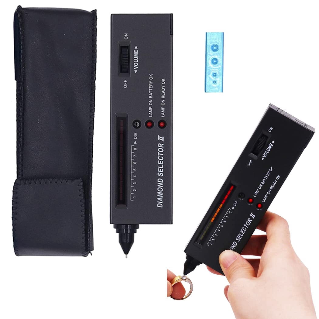 Diamanttester Mit 30-facher LED-Lupe – Professionelles Härteprüfgerät Für Juweliere Und Sammler