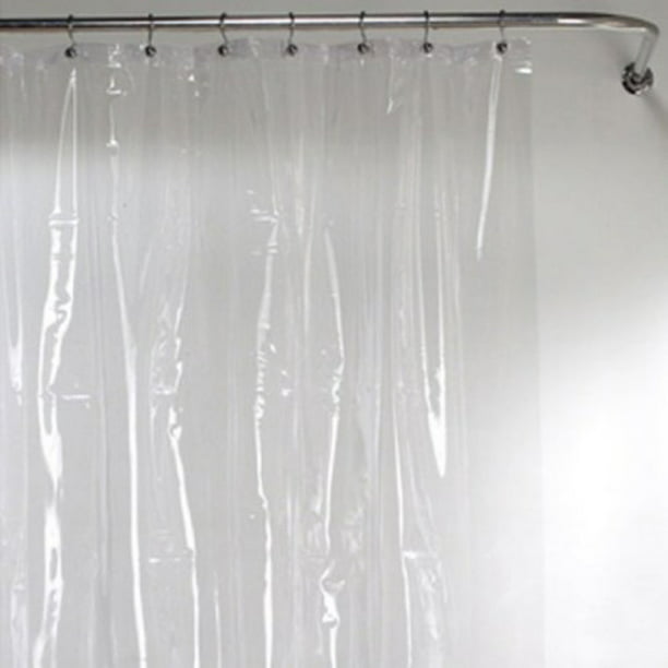 Extra Long Shower Curtain Liner Clear Vinyl   Walmart.