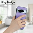 thumbnail image 4 of for Google Pixel 8 Pro Phone Case Wallet with Crossbody Strap & Card Holder, Premium PU Leather Case, 360 Ring Holder Kickstand Durable Protective Women Men Cover for Google Pixel 8 Pro,Purple, 4 of 8