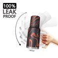thumbnail image 3 of 40oz Tumbler with Handle and Straw, Vacuum Insulated Stainless Steel Travel Mug, Fits Car Cup Holder, Liquid & Marble Print, 3 of 6