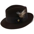 thumbnail image 4 of Stetson Men's Saxon Royal Quality Fur Felt Hat, Black, 7, 4 of 21