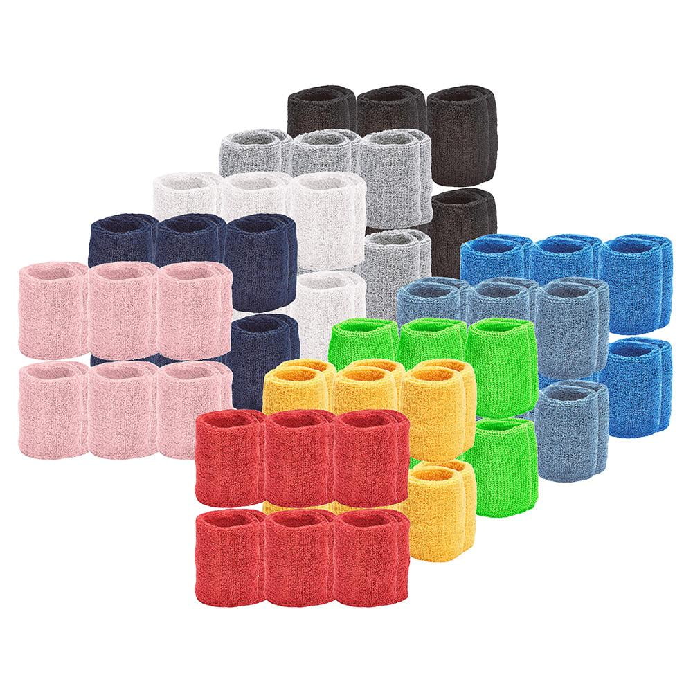 Unique Sports Athletic Performance Team Pack of 6 Wristbands (6 pair