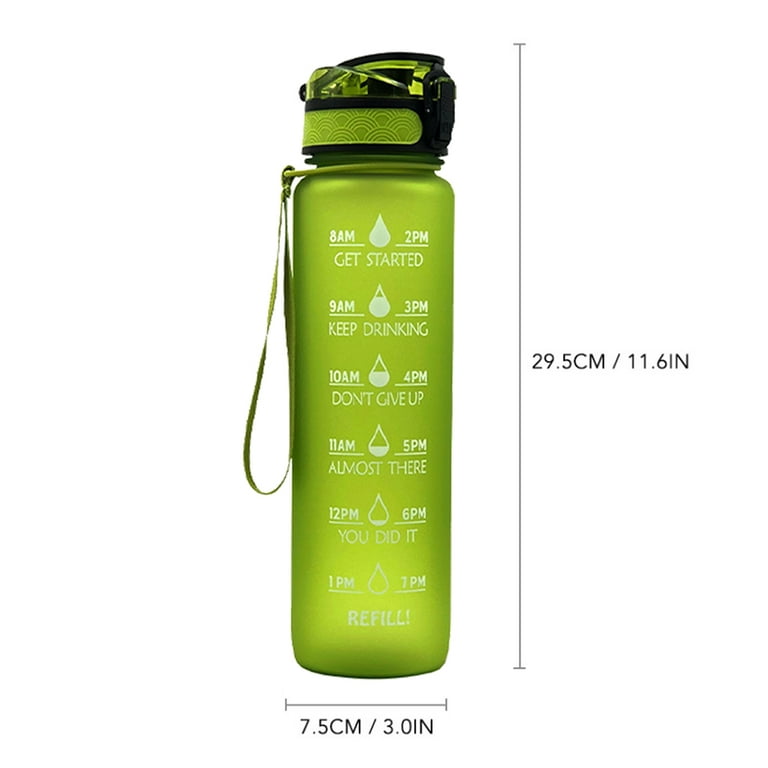 33.8oz Water Bottle with Time Marker & Straw lid for Gym,Motivational  Fitness Sports Water Jug with Removable Strainer,Dishwasher  Safe,Leakproof,Safety Lock,No BPA 