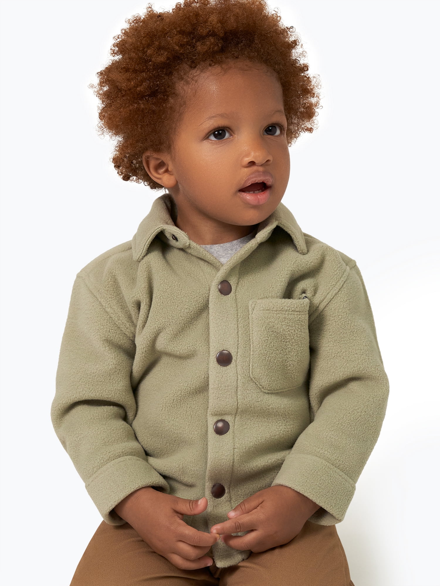 Modern Moments by Gerber Toddler Boy Shacket, Sizes 12M-5T