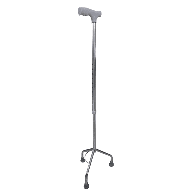 Baston de Tres Apoyos Tynor EB090101C Aluminio Plata