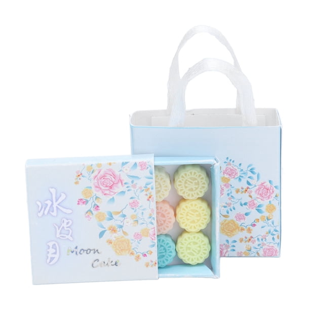 Pastel de luna en miniatura BuyWeekMX pastel de luna 1:12 para casa de muñecas