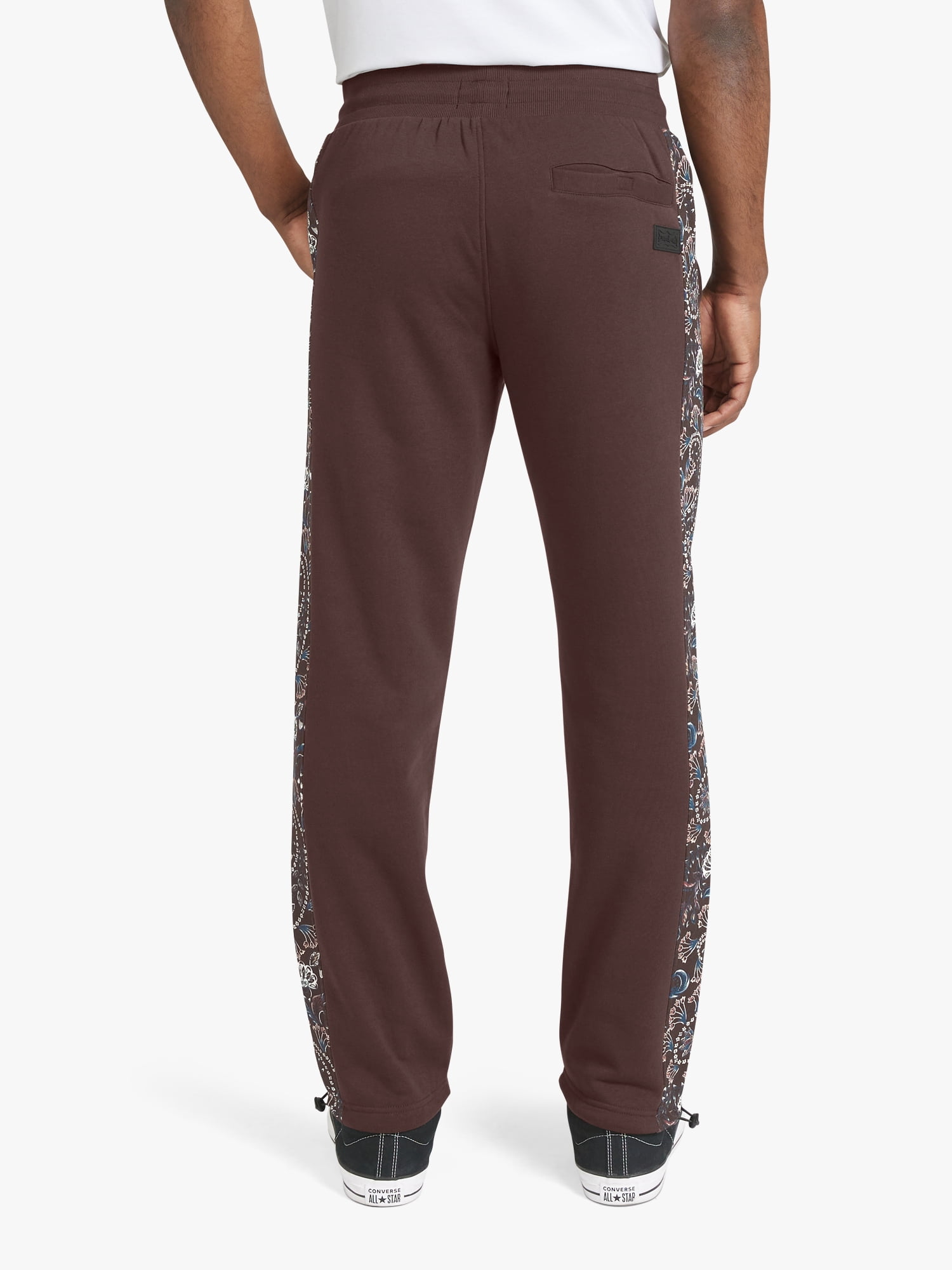 Dogg Supply by Snoop Dogg All-Gender Men's and Women's Floral Paisley Fleece Varsity Joggers, Sizes XS - 3XL