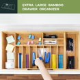 thumbnail image 4 of Organizador de utensilios de cocina VaeFae de bambú expandible, 10-12 compartimentos, 4 of 6